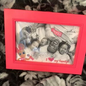Hallmark Pink Picture Frame with Simple Design and Matte Finish
